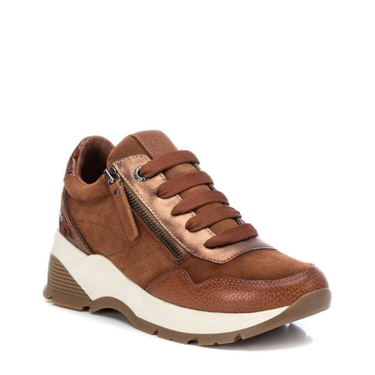 160195 Spanish Collection Leather sneakers with cushion sole in Black/Tan sneakers Sam Star shoes