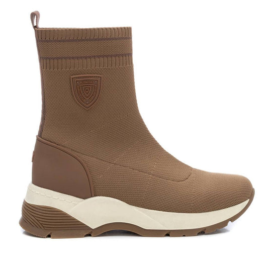 160337 Spanish Collecton Leather sneakers boots in Taupe and Black sneakers Sam Star shoes Taupe 36