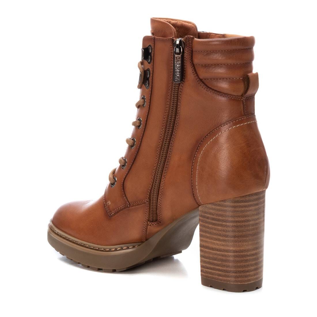 161178 Spanish Leather ankle boots with lace up in Black and Tan Boots Sam Star shoes