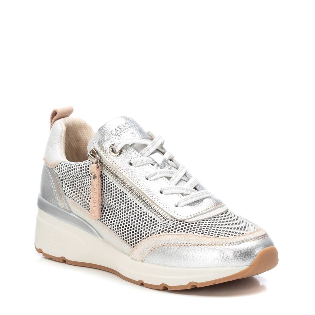 162283 Spanish Collection genuine leather sneakers in silver sneakers Sam Star shoes Silver 37