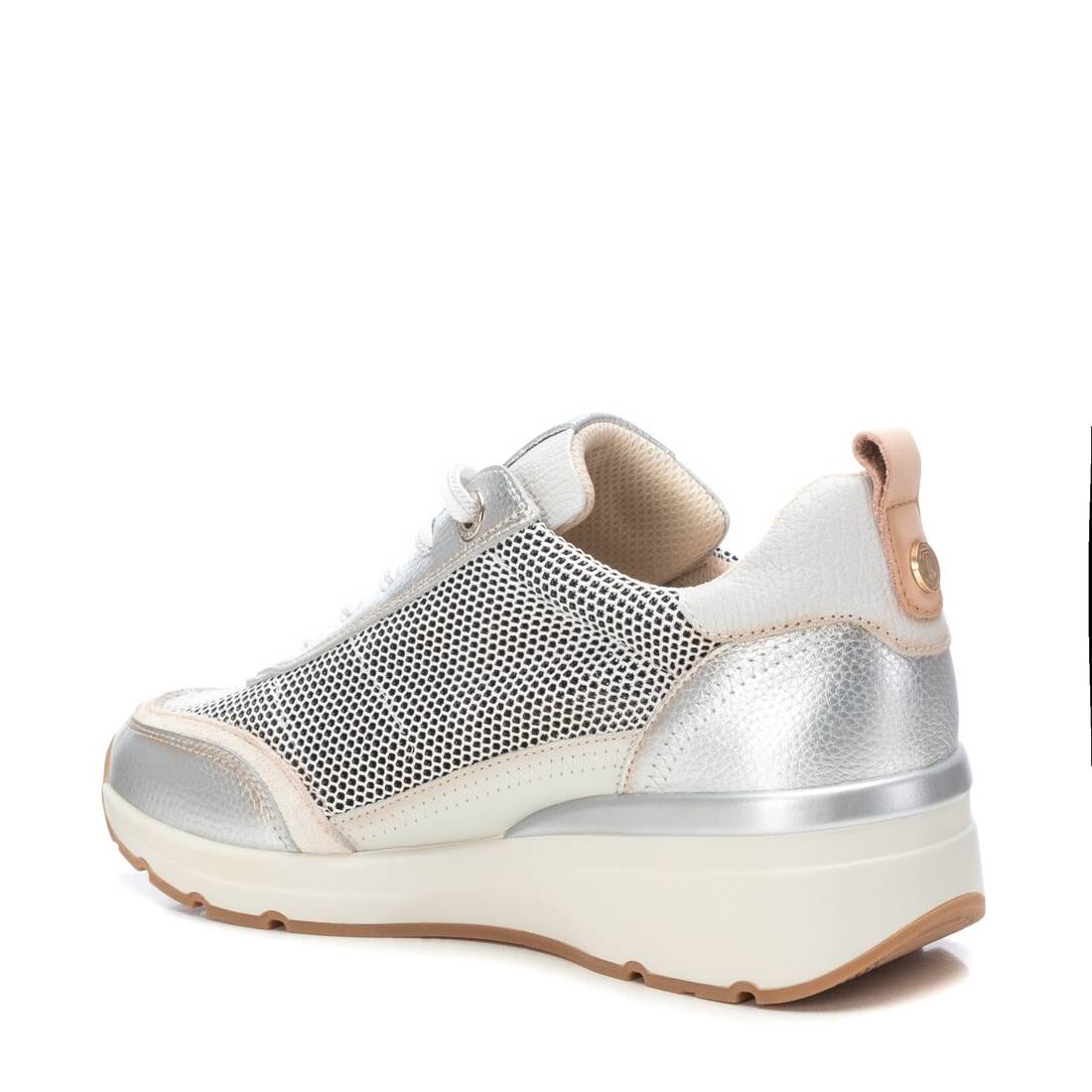 162283 Spanish Collection genuine leather sneakers in silver sneakers Sam Star shoes