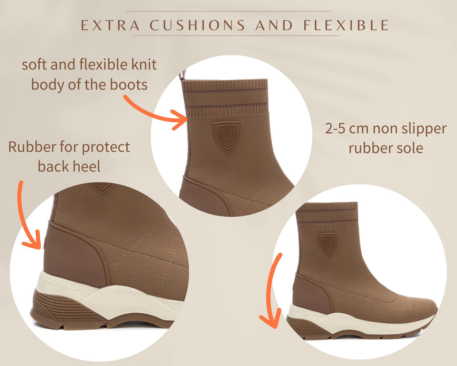 160337 Spanish Collecton Leather sneakers boots in Taupe and Black sneakers Sam Star shoes
