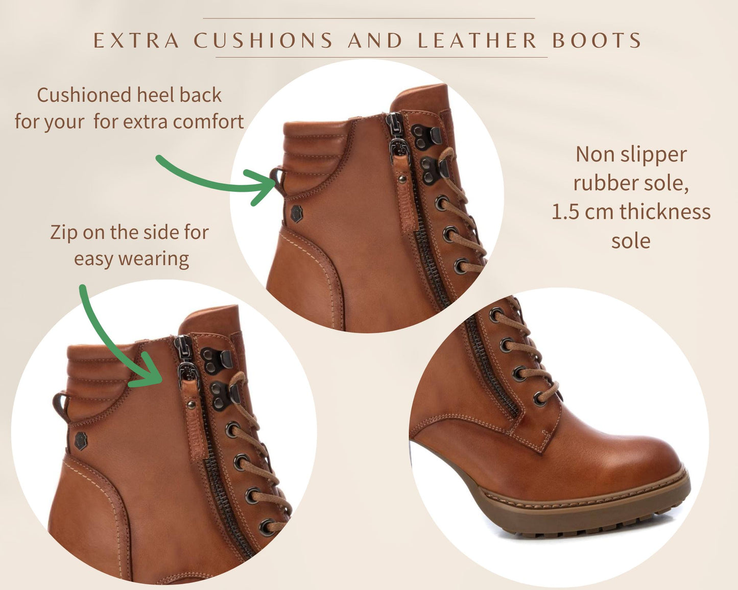 161178 Spanish Leather ankle boots with lace up in Black and Tan Boots Sam Star shoes