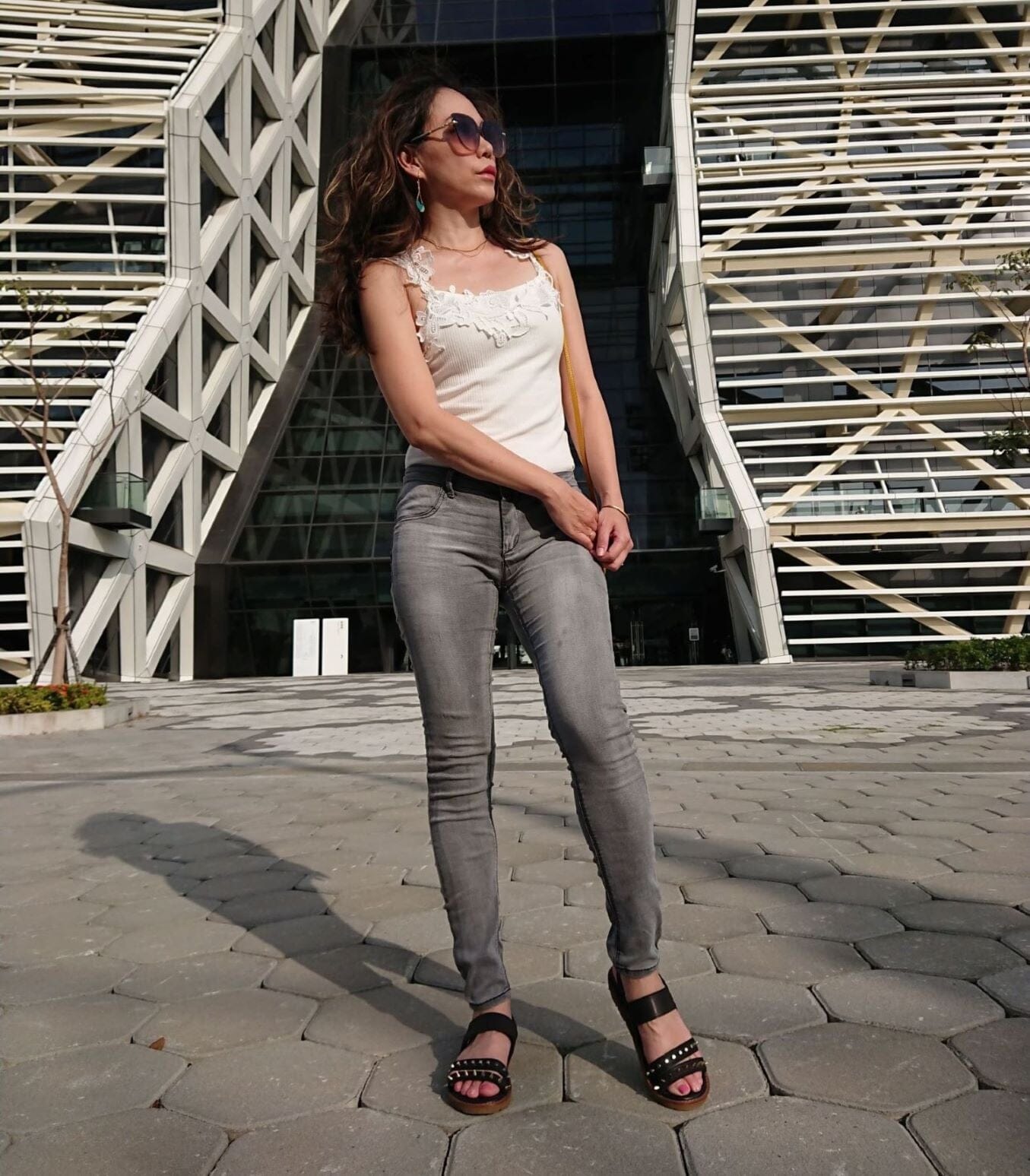 SS22018/19 Leather flat sandals with studs detail Sam Star Shoes