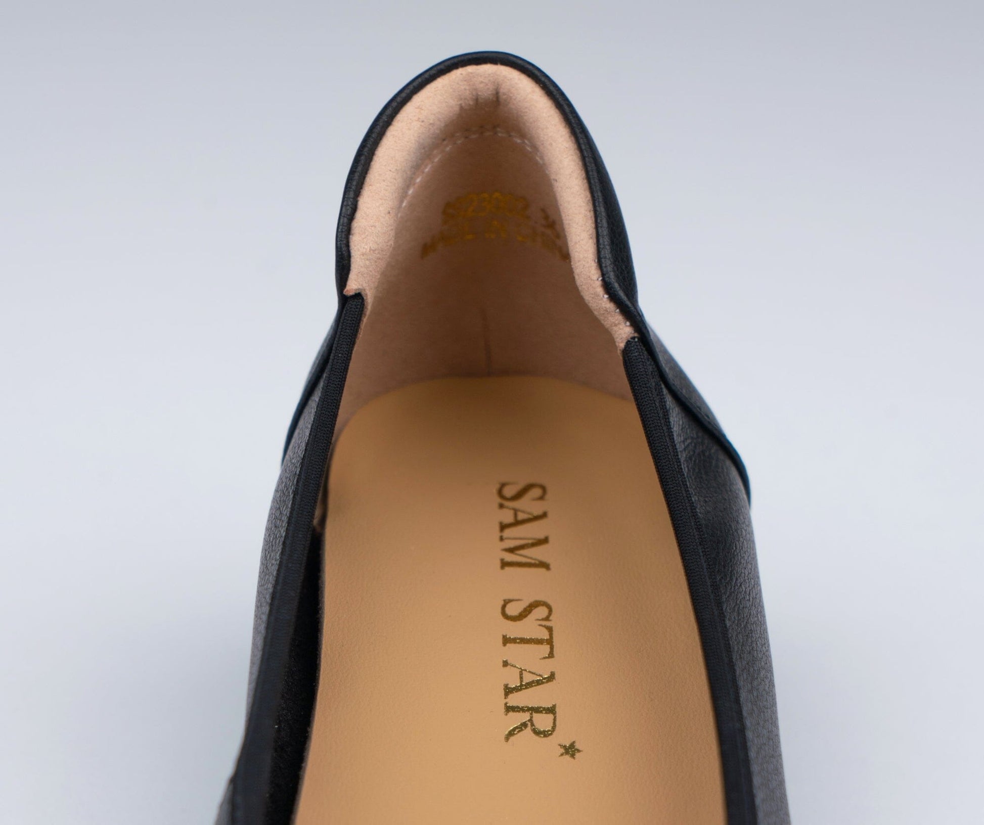 SS23002 Leather pumps with bow& gold buckle block heel ( new arrival ) Pumps Sam Star shoes