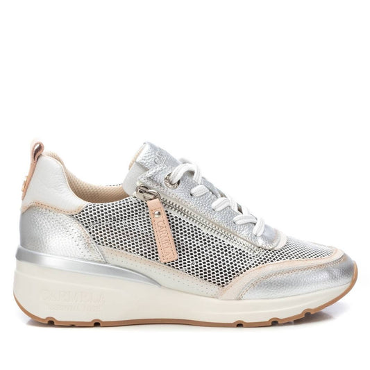 162283 Spanish Collection genuine leather sneakers in silver sneakers Sam Star shoes Silver 38 