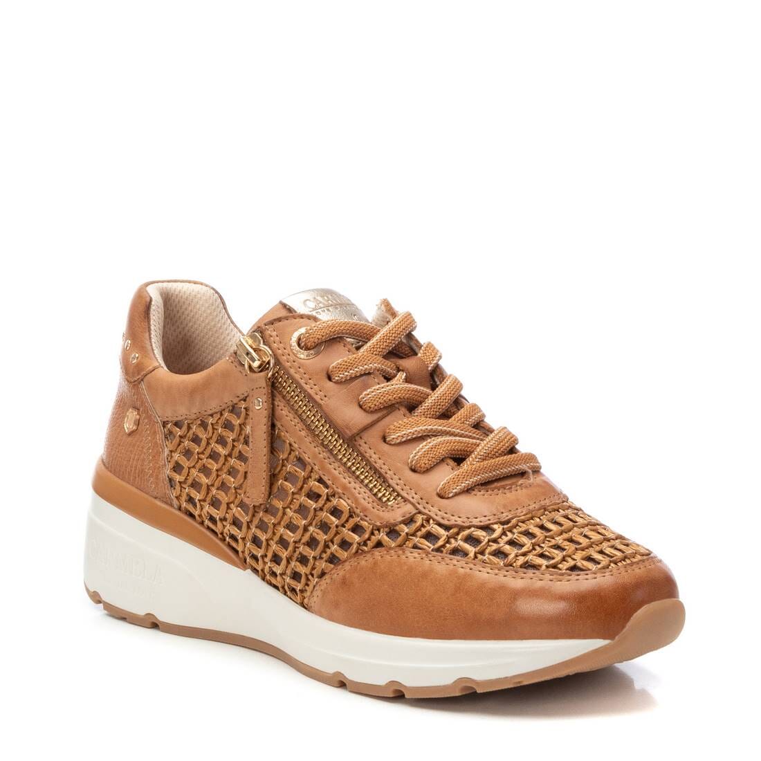 162326 Spanish design leather sneakers with rafia design in Tan sneakers Sam Star Shoes Tan 39/6 