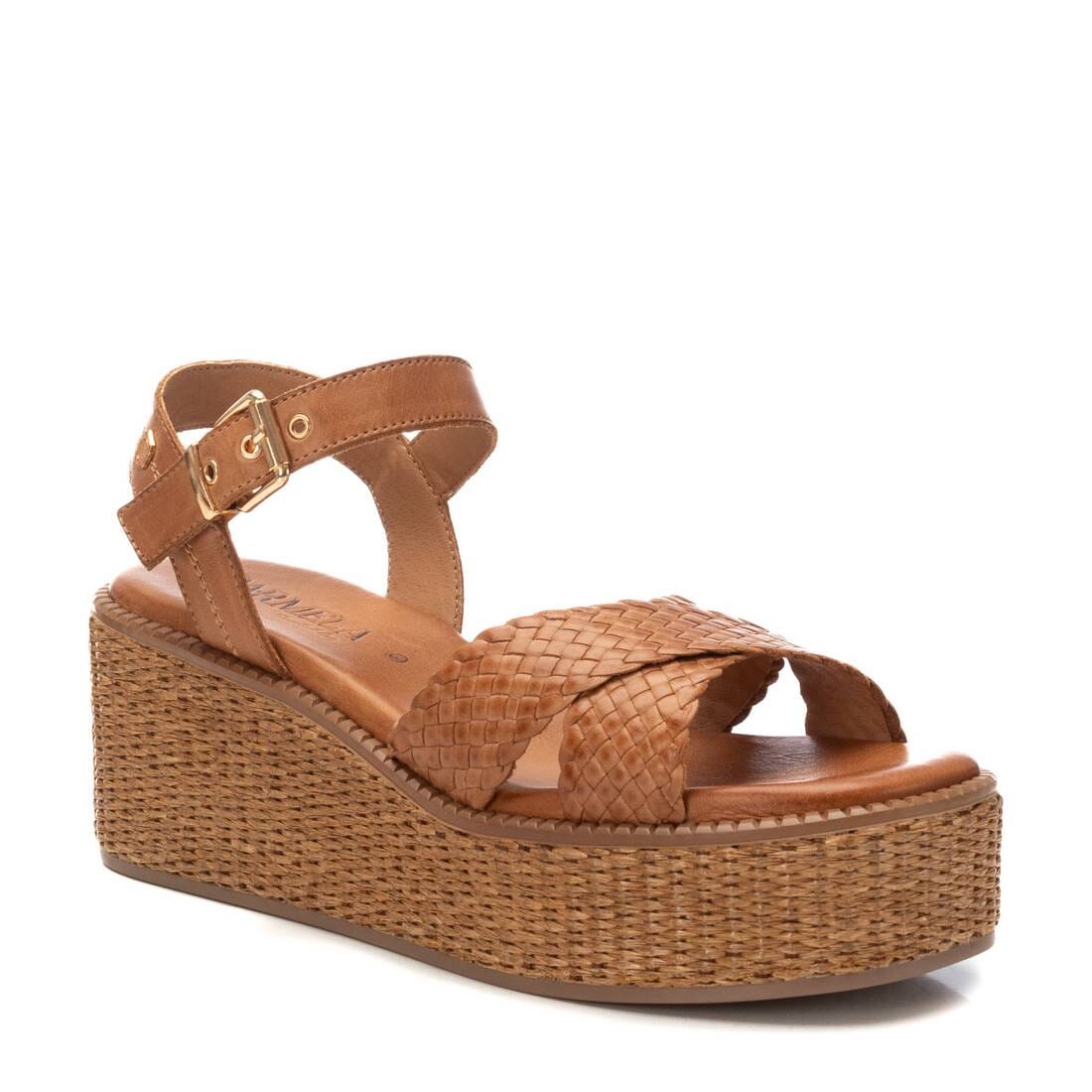 162361 Spanish leather woven sandals/wedge in Black, Tan and Gold sandals Sam Star Shoes 