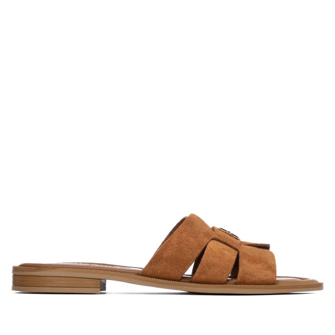 163061 Spanish suede slider sandals in tan (New) sandals Sam Star Shoes Tan 36/3 