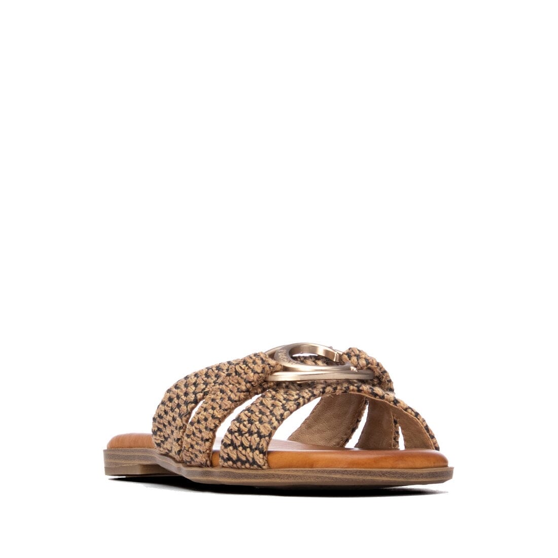 163249 Spanish woven slider sandals in Brown/tan (New) sandals Sam Star Shoes 