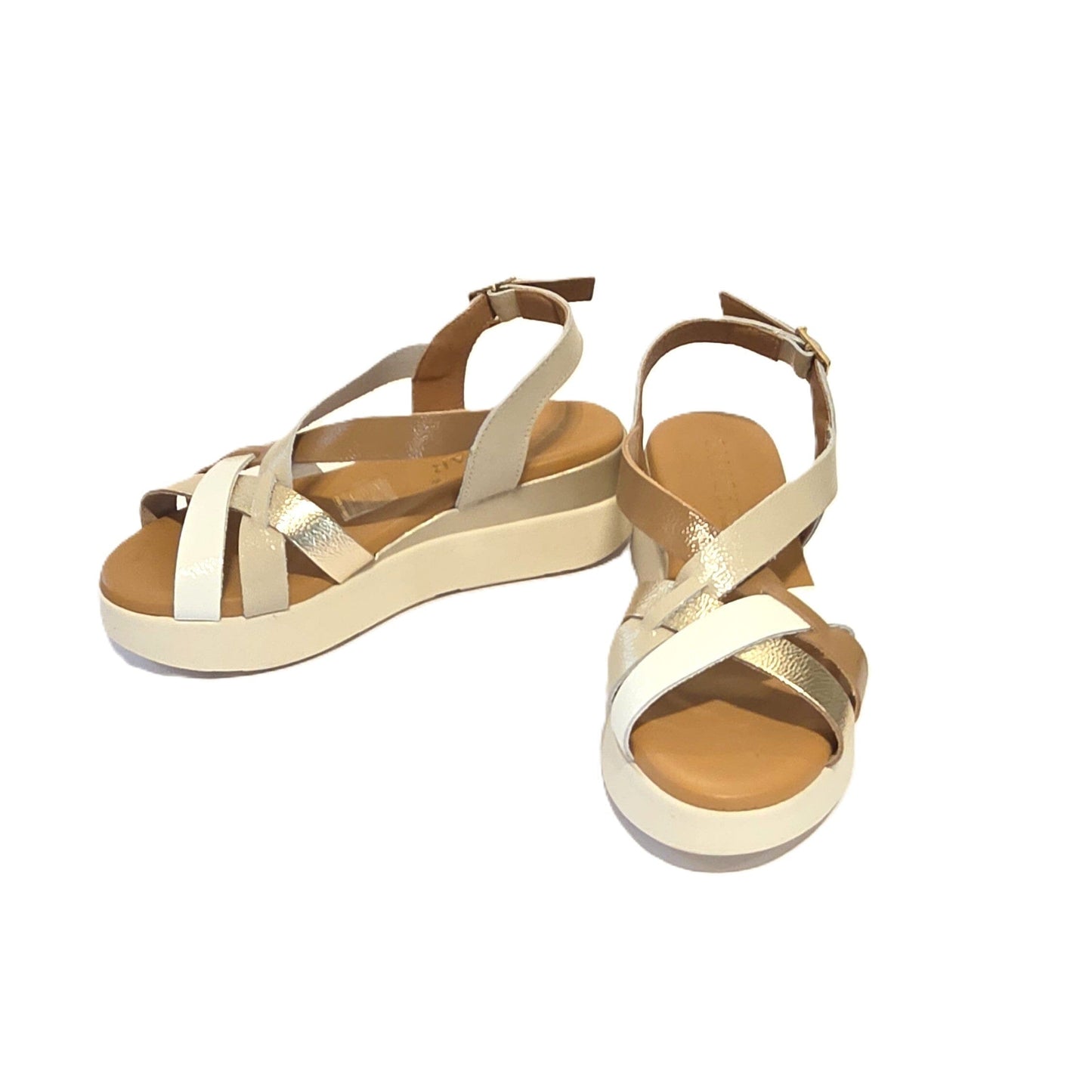 5960 Spanish leather Sport delux wedge in mutli colour (New) sandals Sam Star Shoes 