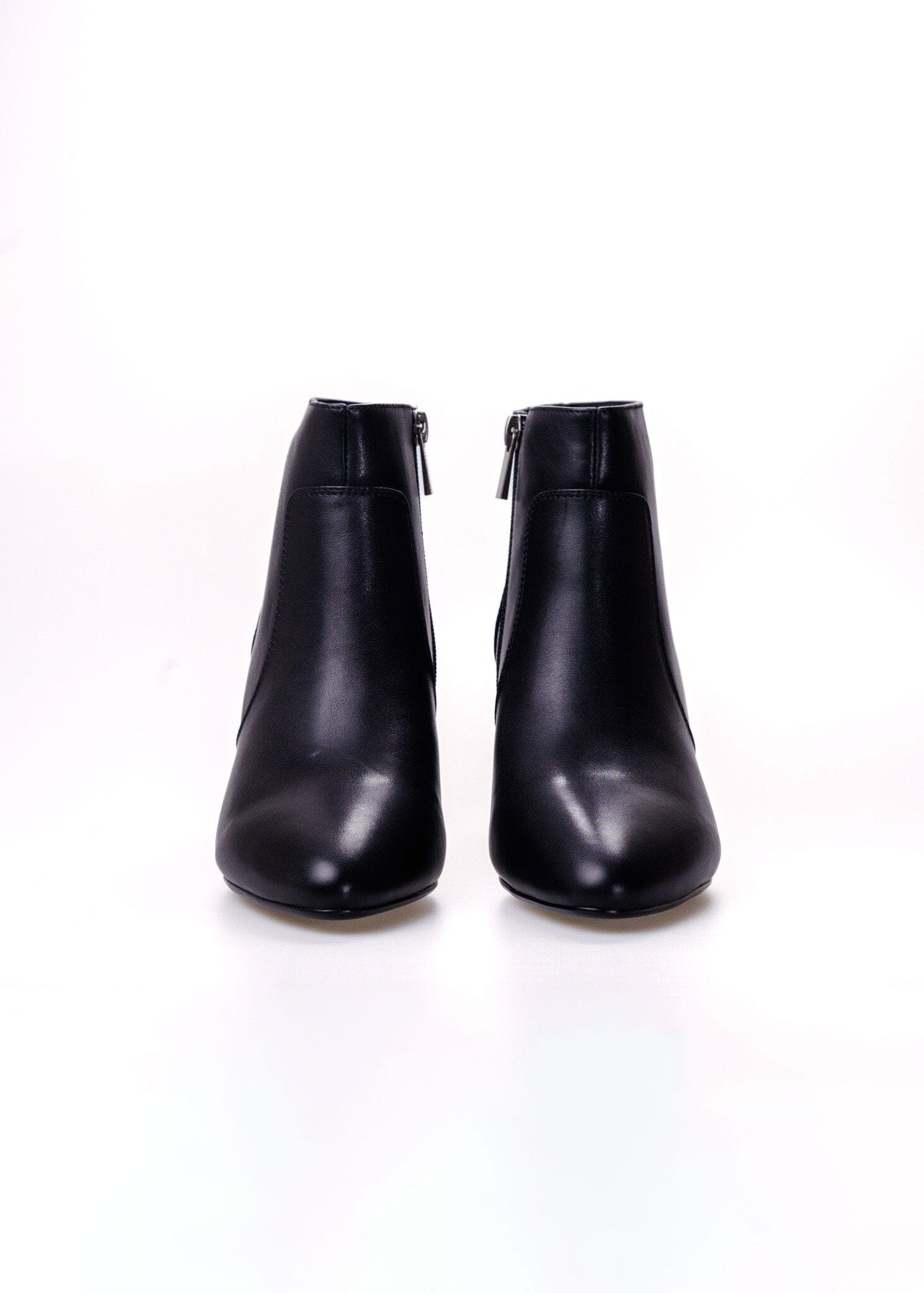SS26009 Leather ankle boots with kitten heel and removable straps in Black (NEW) Boots Sam Star shoes 