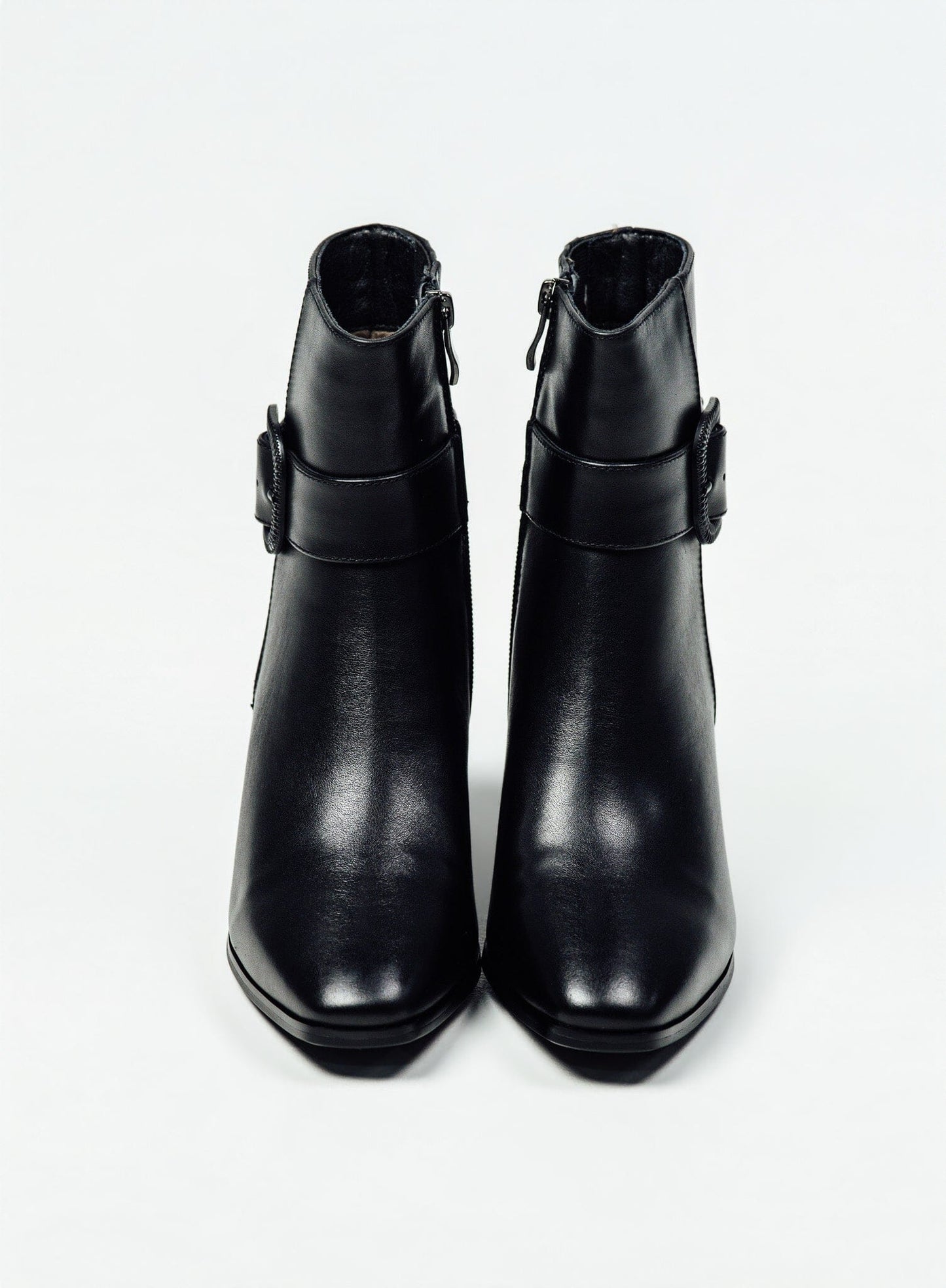 SS25004 Leather boots with buckle detail (New) Boots Sam Star shoes 