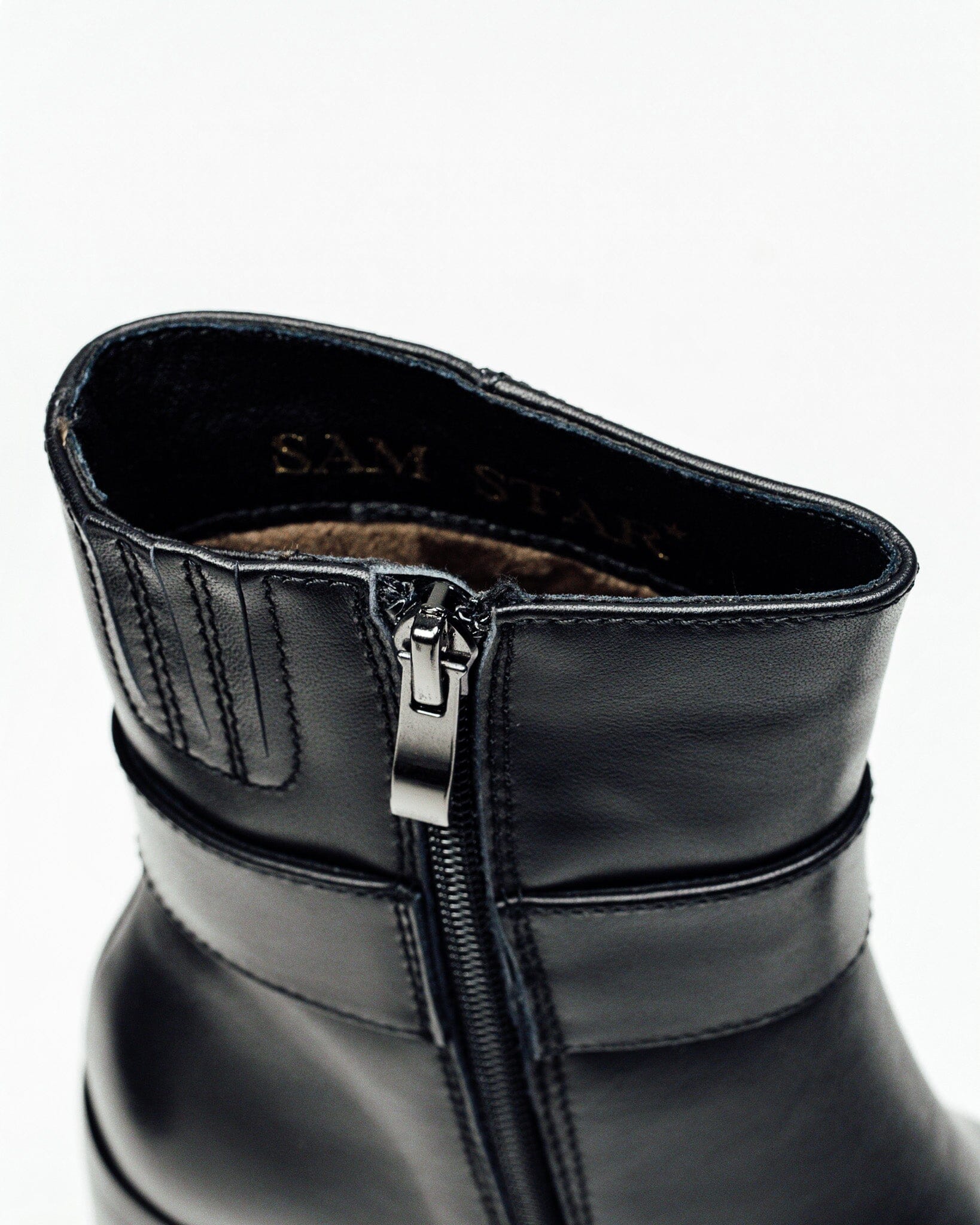 SS25004 Leather boots with buckle detail (New) Boots Sam Star shoes 