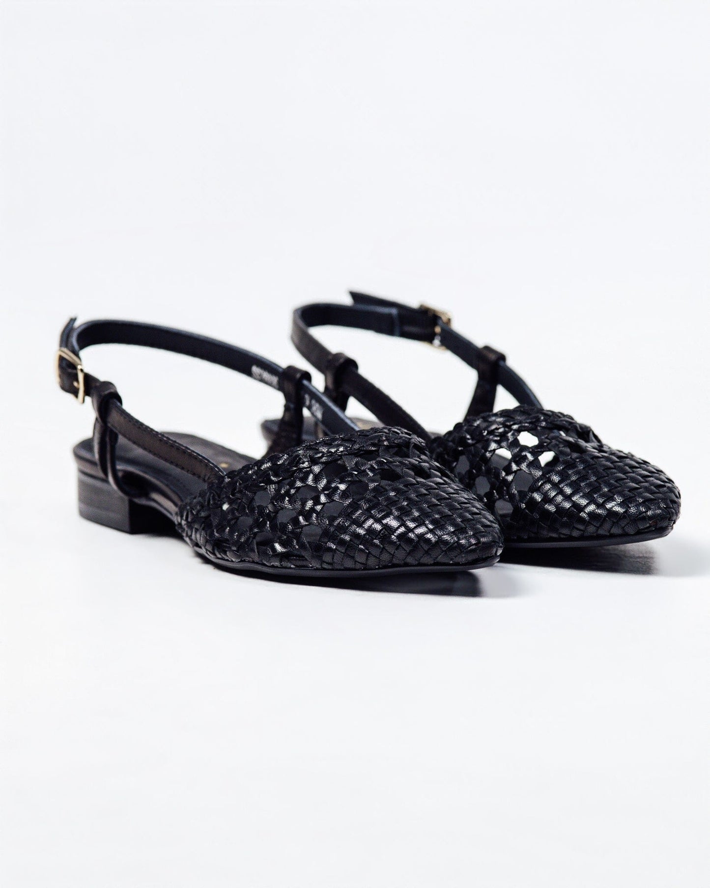 SS26006 Spanish Leather woven flat shoes in Bronze and Black (New) ladies shoes Sam Star shoes 