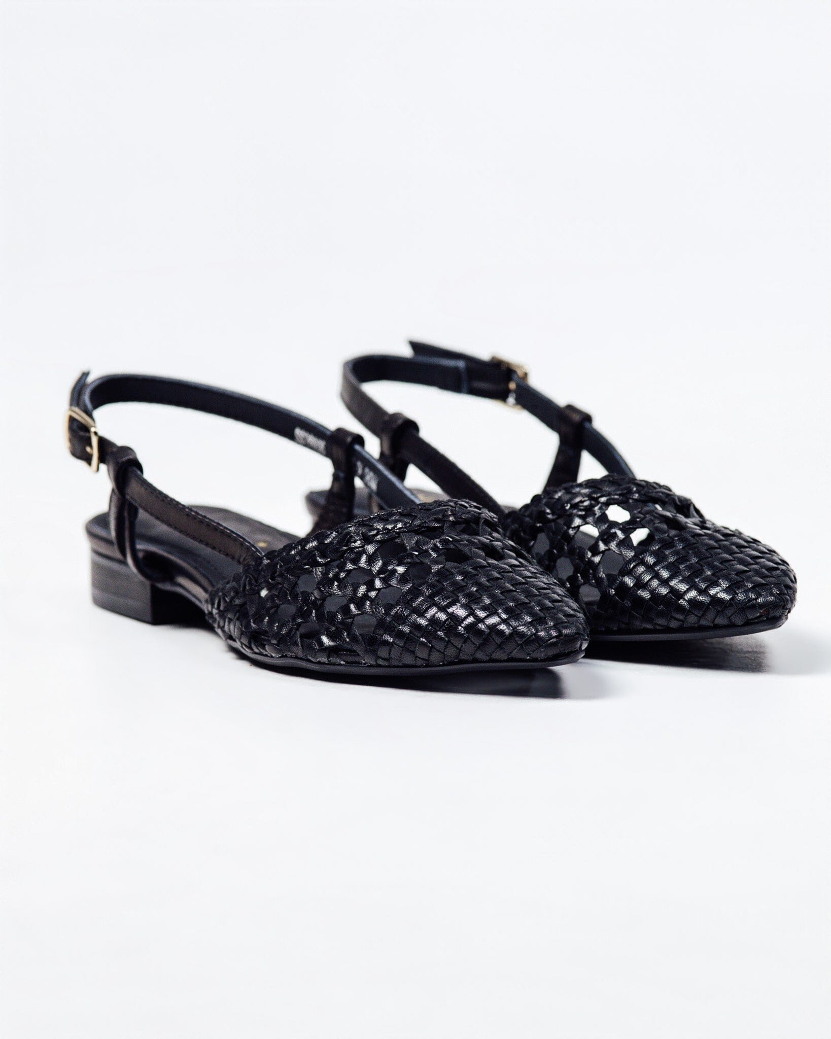 SS26006 Spanish Leather woven flat shoes in Bronze and Black (New) ladies shoes Sam Star shoes 