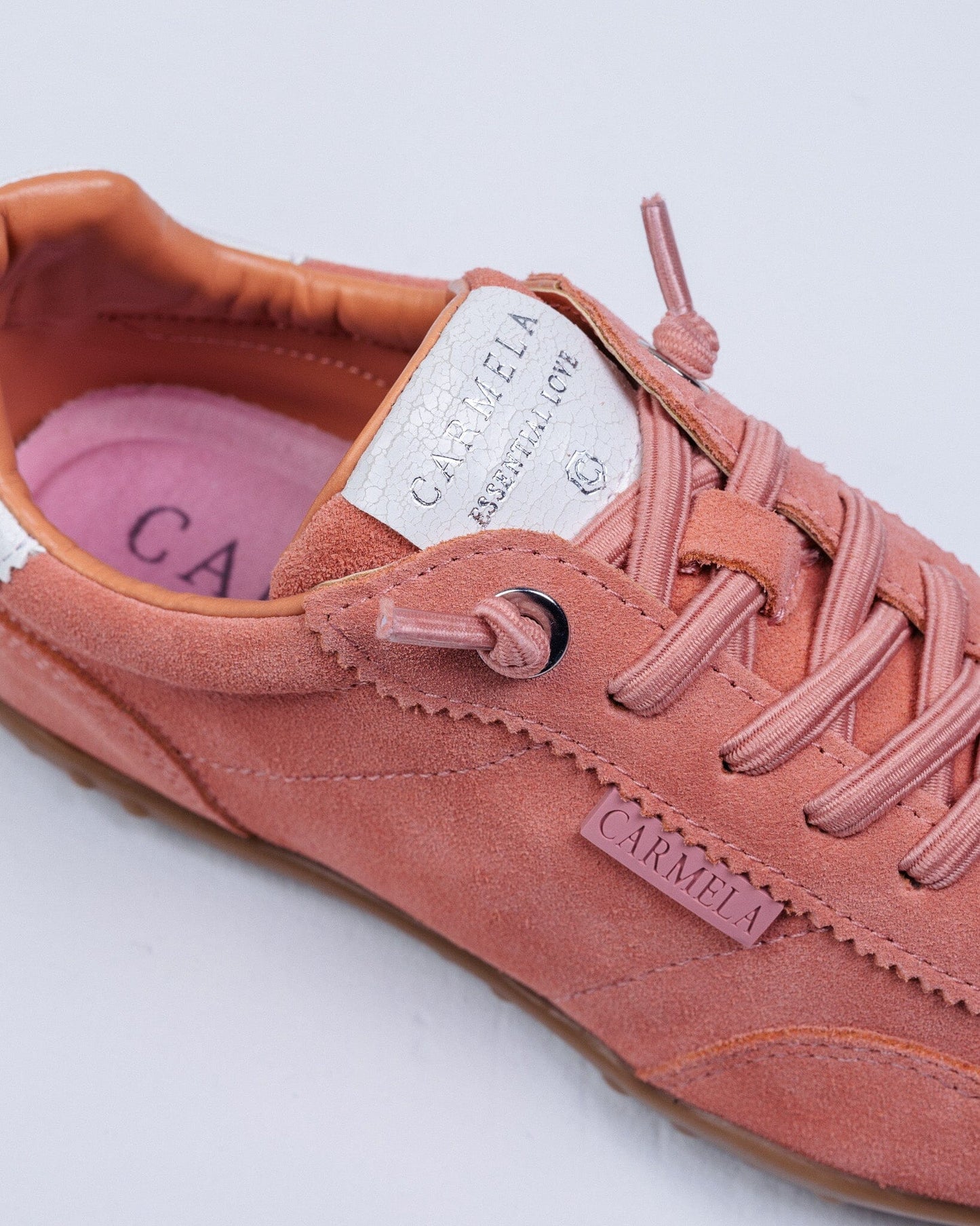 163172 Spanish Leather sneakers in Pale blue, Coral and Beige (New) sneakers Sam Star shoes 