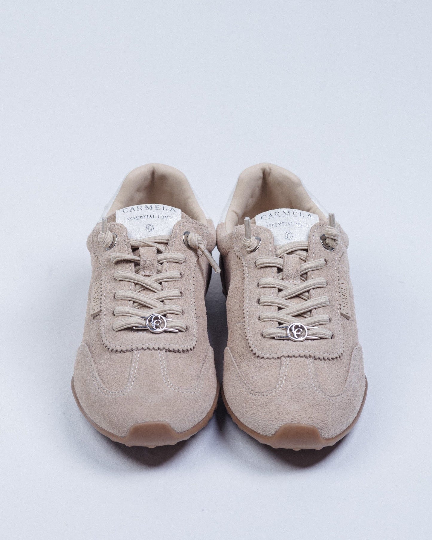 163172 Spanish Leather sneakers in Pale blue, Coral and Beige (New) sneakers Sam Star shoes 