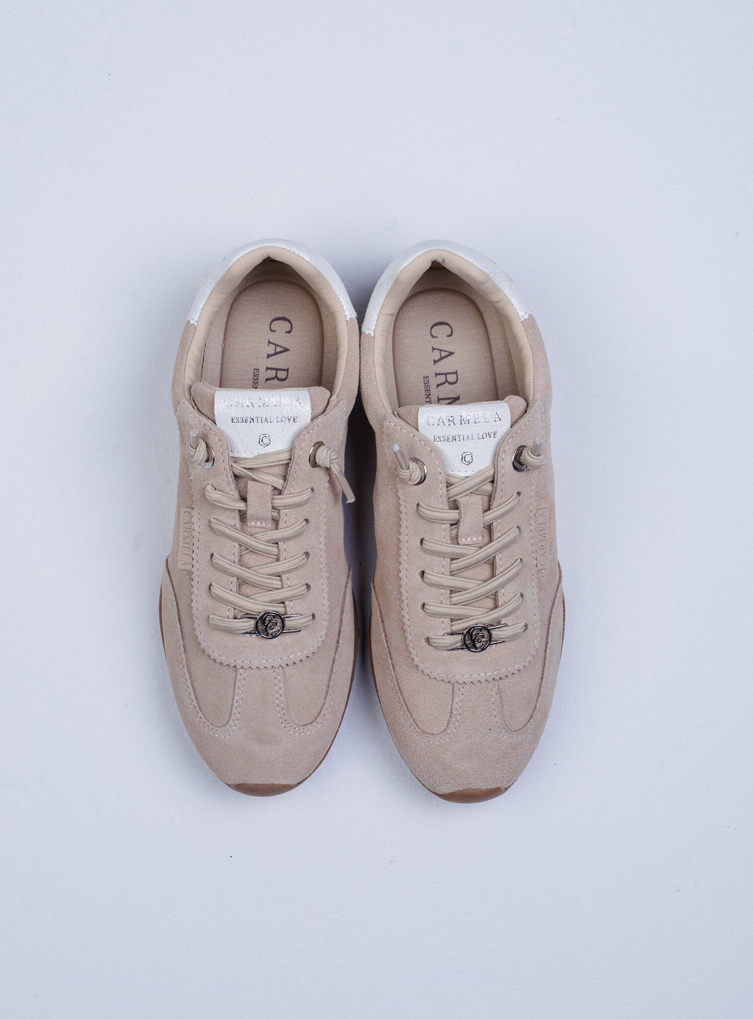 163172 Spanish Leather sneakers in Pale blue, Coral and Beige (New) sneakers Sam Star shoes 