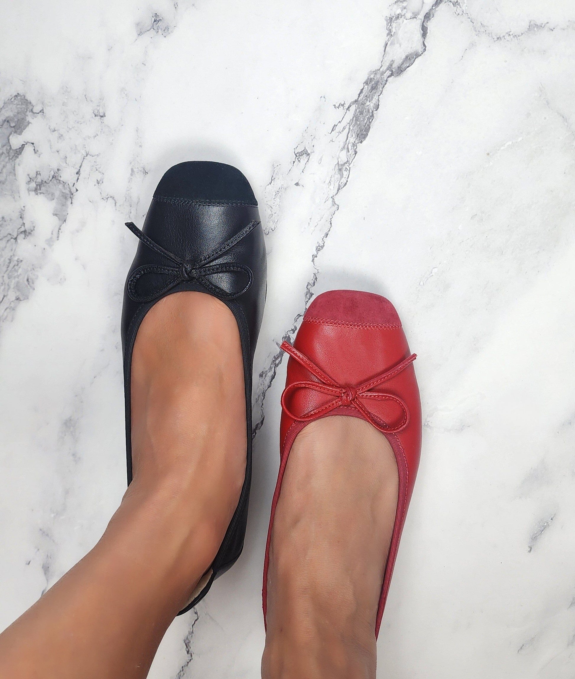 SS25007 Leather extra cushions pumps with bow ( New Style) Pumps Sam Star Shoes 