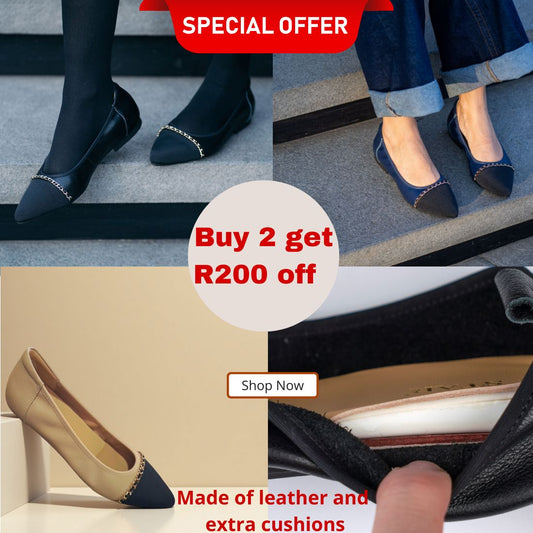 SS23001 Pointy Leather pumps with chain detail and extra cushion( new arrival ) Pumps Sam Star Shoes 