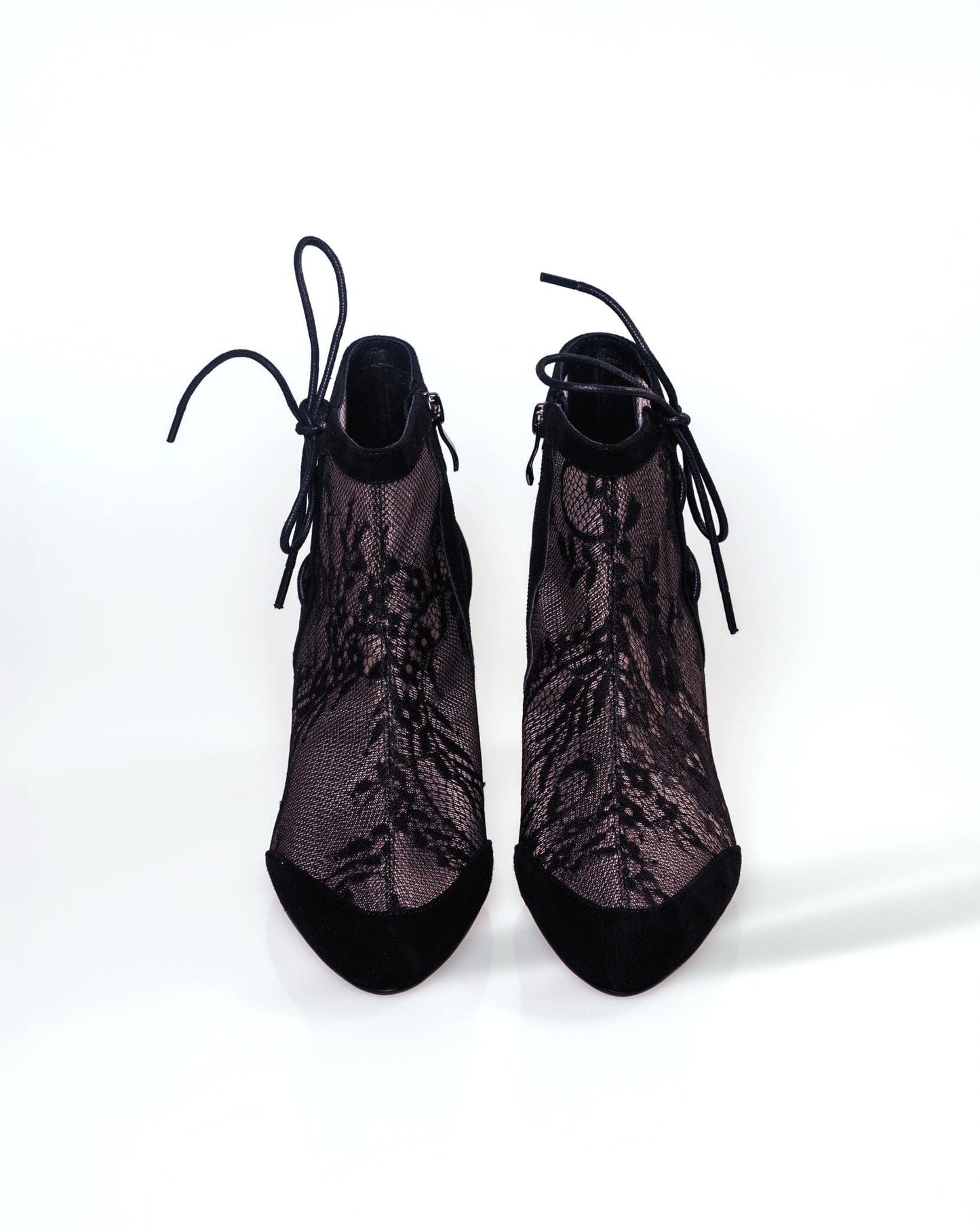 SS26011 Leather Lace ankle boots with kitten heel (NEW) Boots Sam Star shoes 