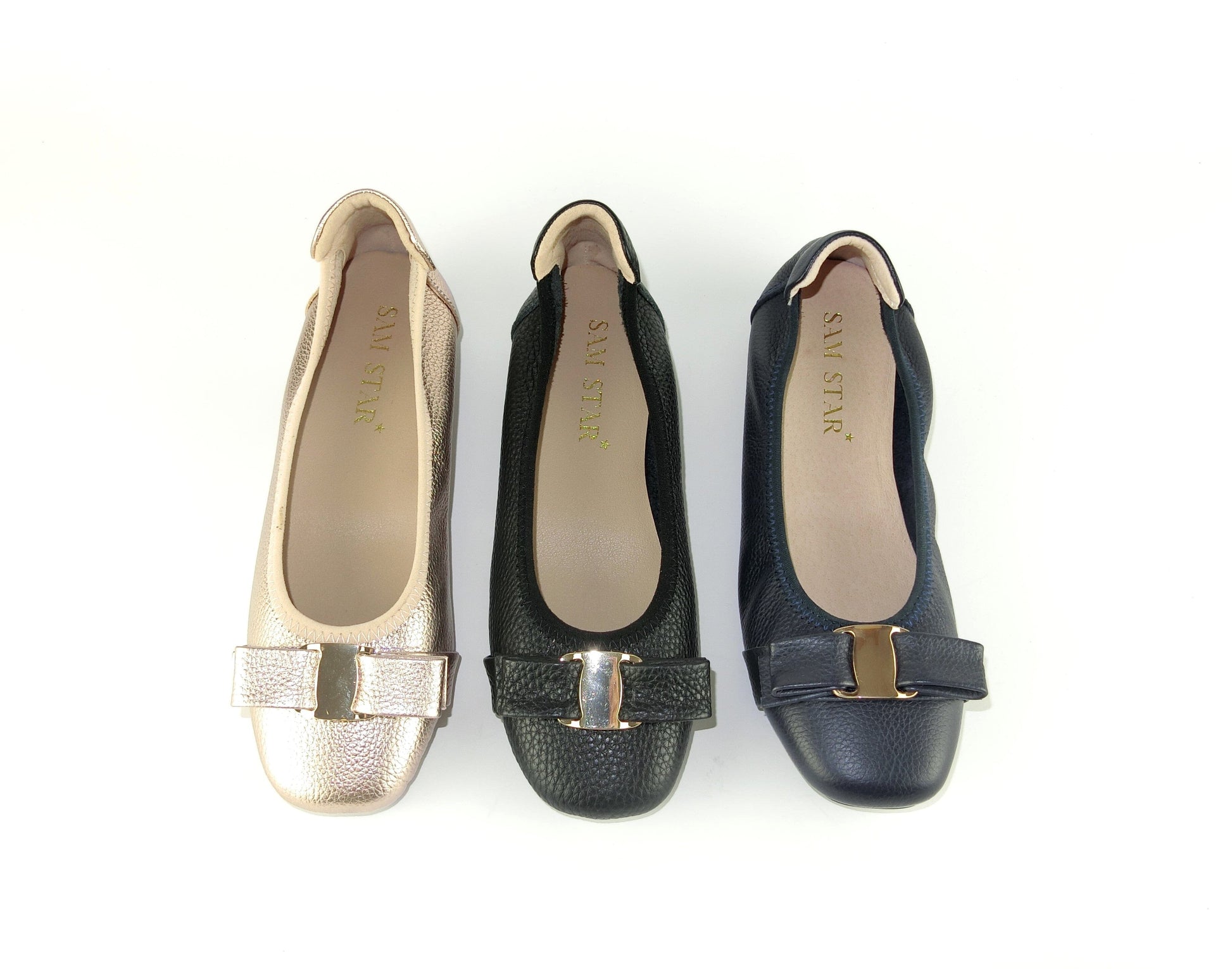 163-13 Leather pumps with gold buckle ( SALE ) Pumps Sam Star shoes 