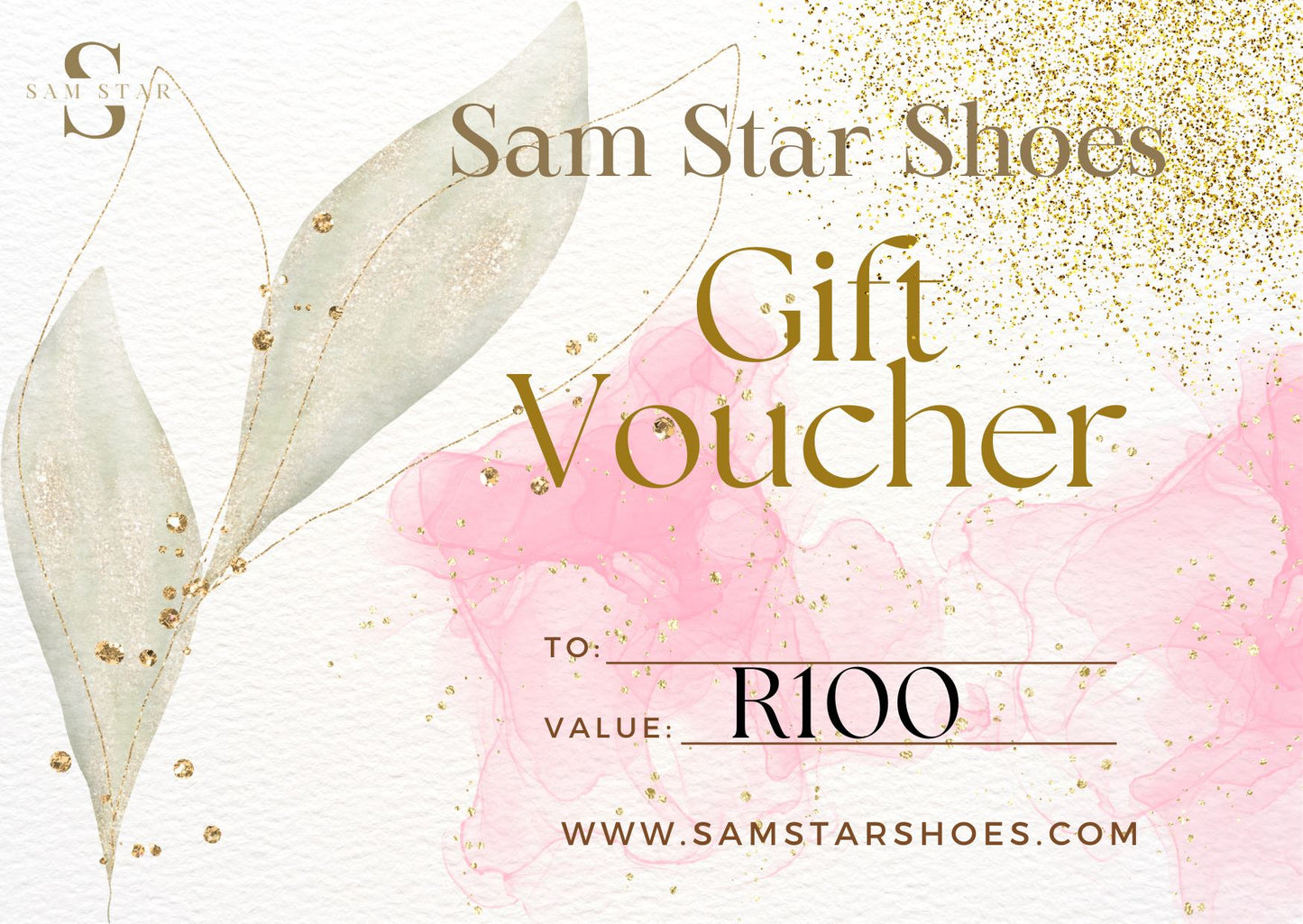 Sam Star Shoes gift card Sam Star Shoes R 100.00 
